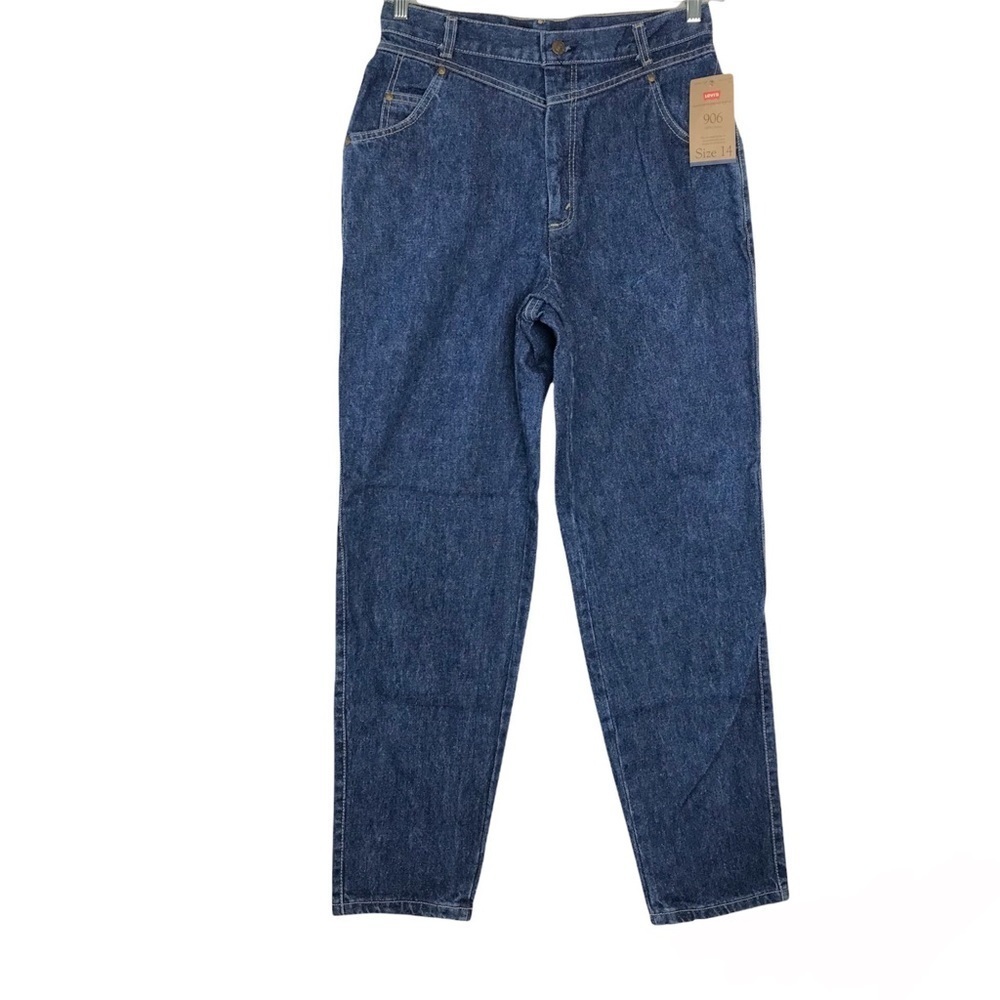 Vintage Levi’s 906 Denim RARE Deadstock High Rise 1980s Mom Jeans Size 14